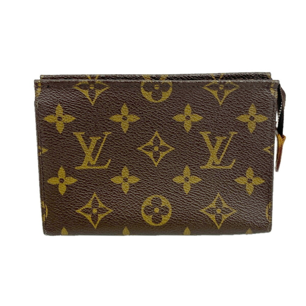 Louis Vuitton Monogram Pochette Toilette 15 Bag/Pouch M47546 Brown Women's